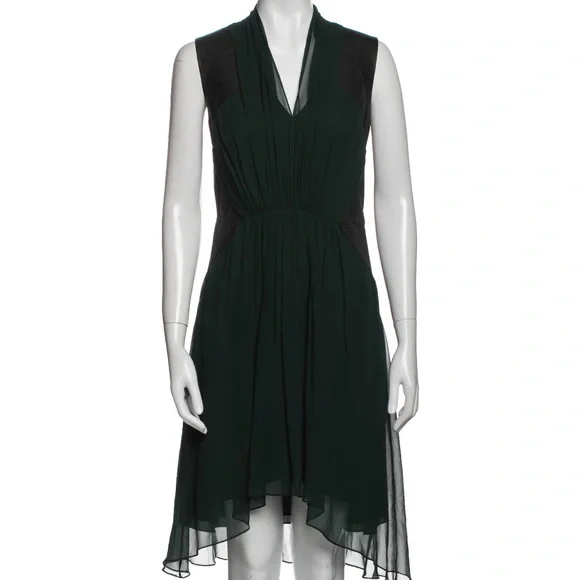 haute hippie green dress Kelly Green Smocked Tiered Strapless Maxi Dress main image 1